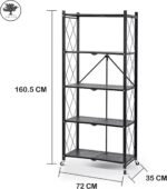 ⁦ستاند معدني قابل للطي بعجل⁩ - الصورة ⁦9⁩