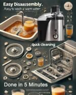 ⁦عصارة فواكهة وخضروات كهربائية بالطرد المركزي RAF⁩ - الصورة ⁦6⁩