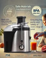 ⁦عصارة فواكهة وخضروات كهربائية بالطرد المركزي RAF⁩ - الصورة ⁦4⁩