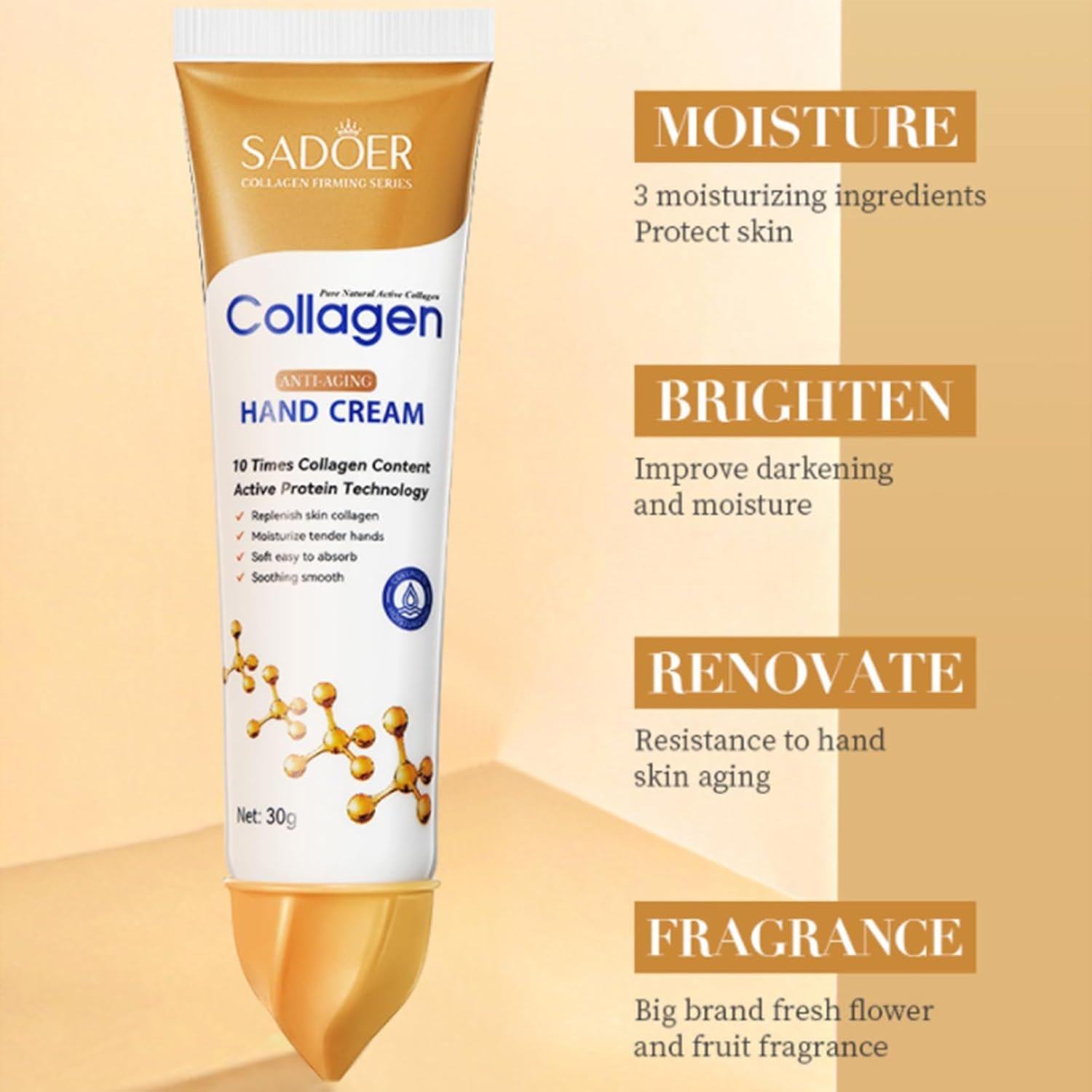 • كريم اليدين المضاد للشيخوخة والكولاجين النشط من سادوير-ANTI-AGING COLLAGEN HAND CREAM - الصورة 6