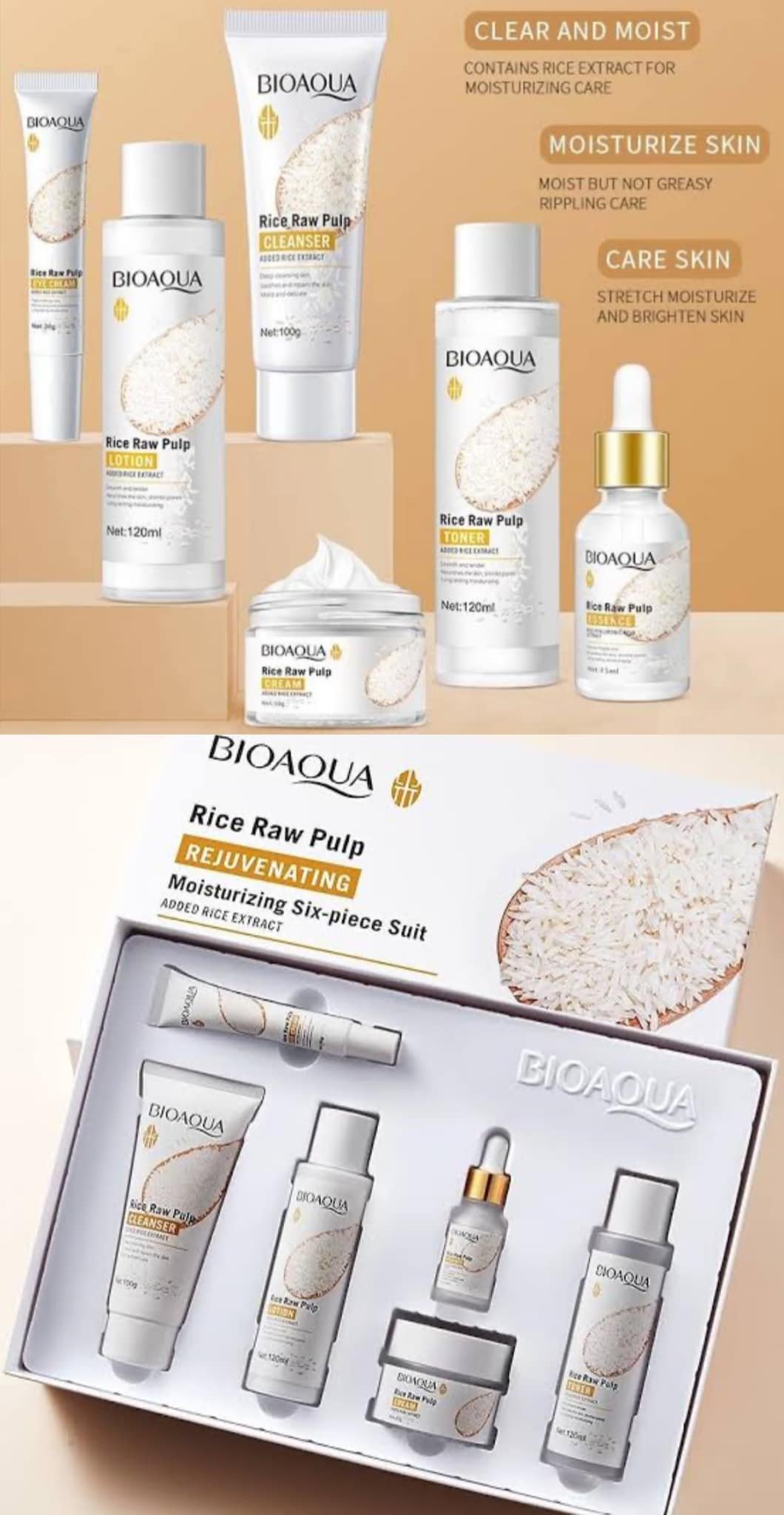 مجموعة العناية بالوجه من BioAqua 6 in 1 - الصورة 6